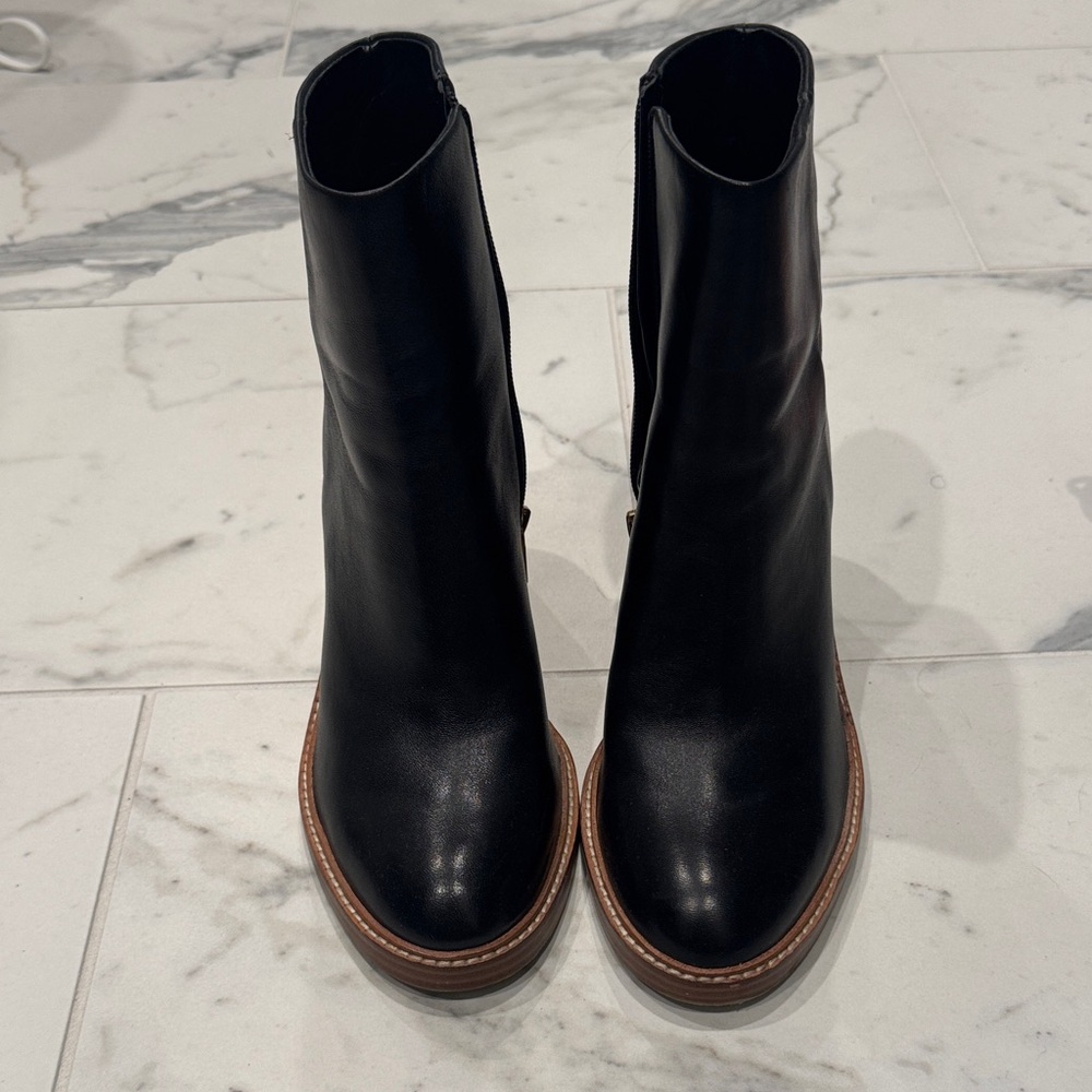 Marc Fisher Black Ankle Booties